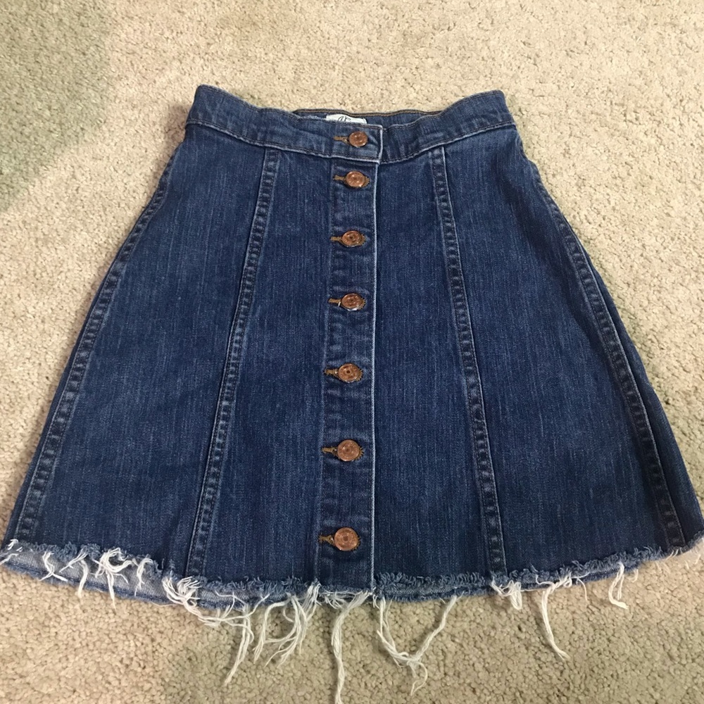 J. Crew Denim Panel Mini Skirt Size 24